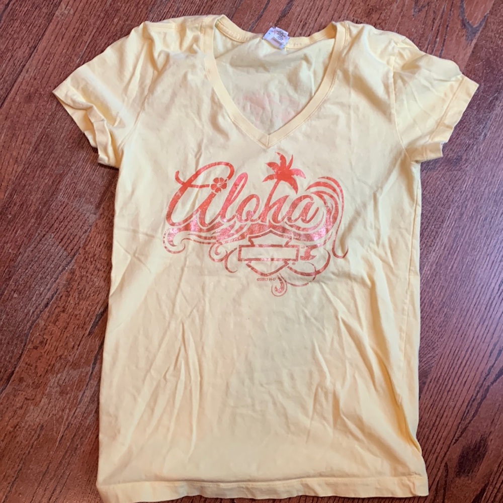 Harley Davidson Small Aloha Big Island Small tee